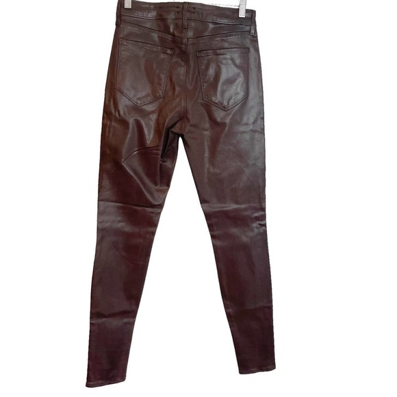 L'agence Super Stretch High Rise Skinny Jeans Java Coated Size 28 NWOT - Picture 8 of 11